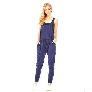 3 for $15 NWOT Ambiance jumpsuit Navy Blue sz L